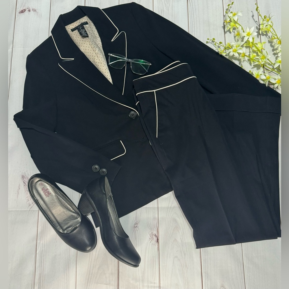 Apostrophe Pant Suit Woman Petite black size 8p